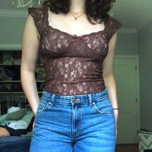 Worn Once: Brown Forever 21 Top
